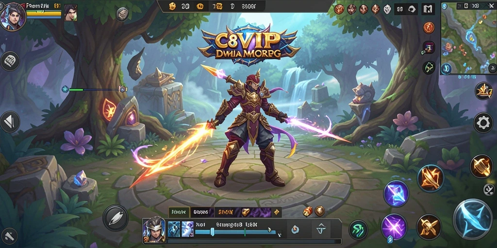 Tampilan gameplay C8VIP yang memukau dan seru.