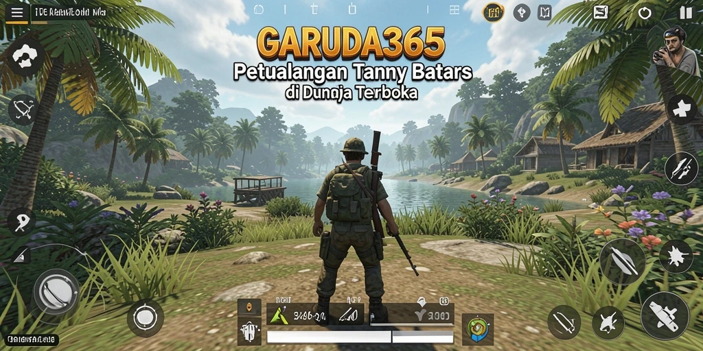 Tampilan menarik dari gameplay GARUDA365 di dunia terbuka.