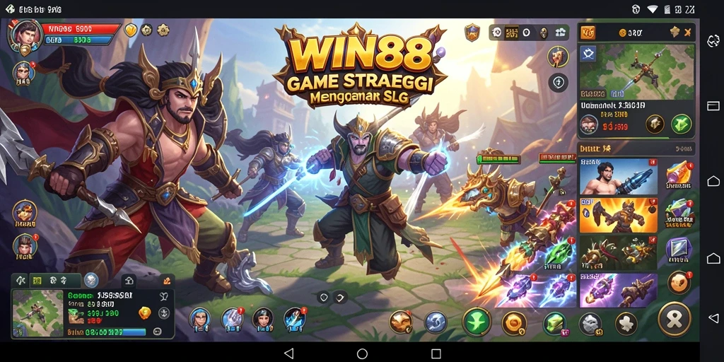Tampilan gameplay menarik dari WIN88 dengan strategi dinamis.